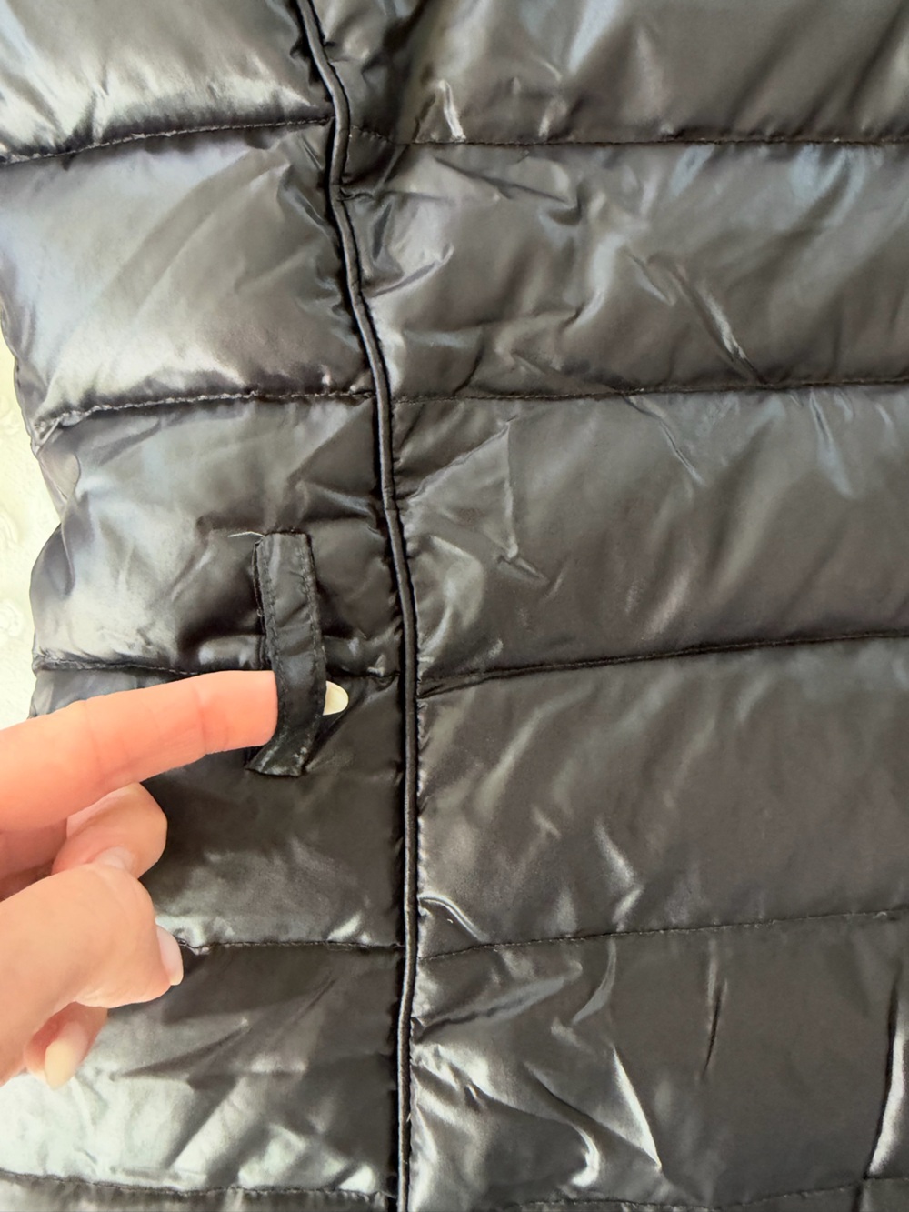 Weekend Max Mara L’Authentico Piumino Down Puffer Coat in Black - Picture 9 of 14
